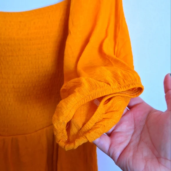 Kings Road XL Mustard Summer Ruffle Layered Dress - Picture 7 of 11